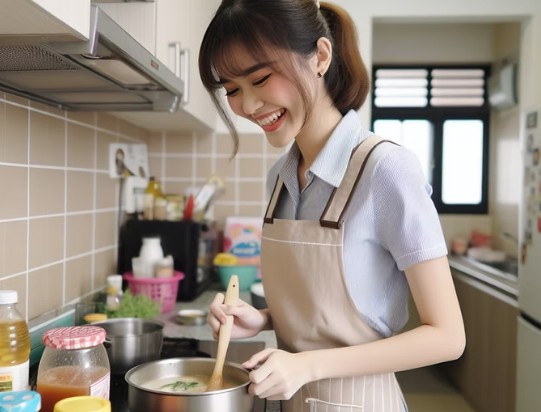 Indonesian helper in Singapore