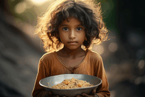 helping malnourished children