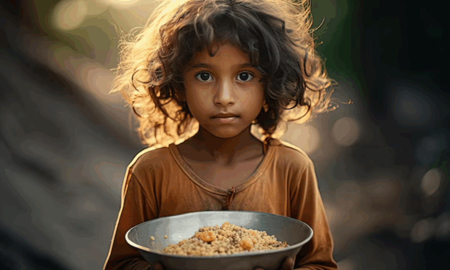 helping malnourished children