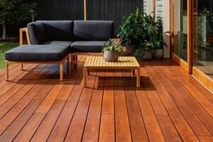 outdoor timber decking