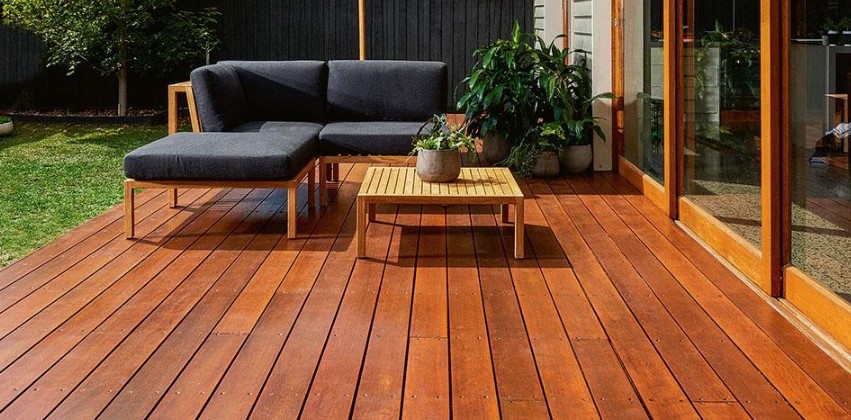 outdoor timber decking
