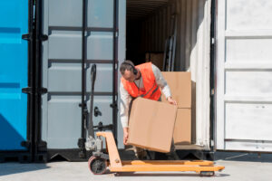 container unloading services