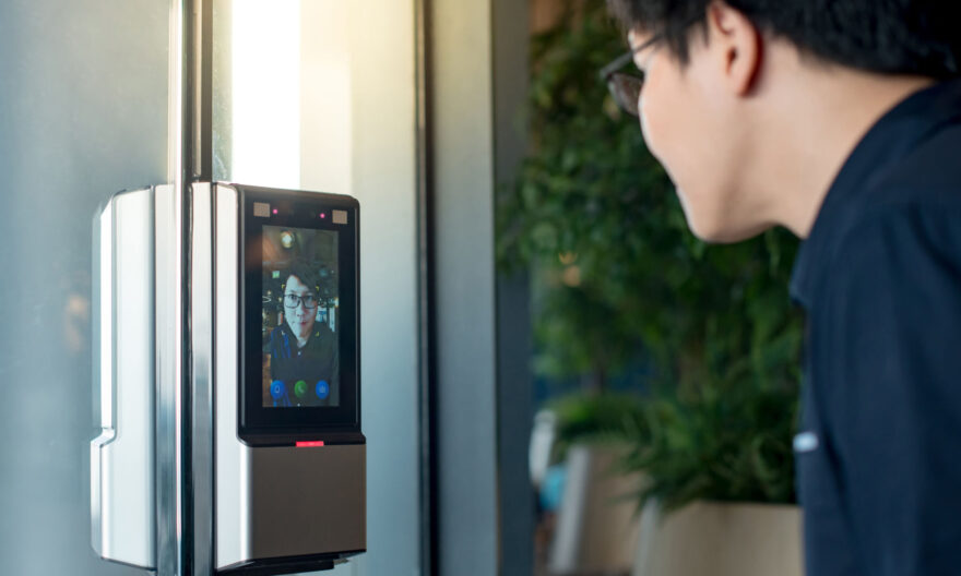 Face recognition door access in SG