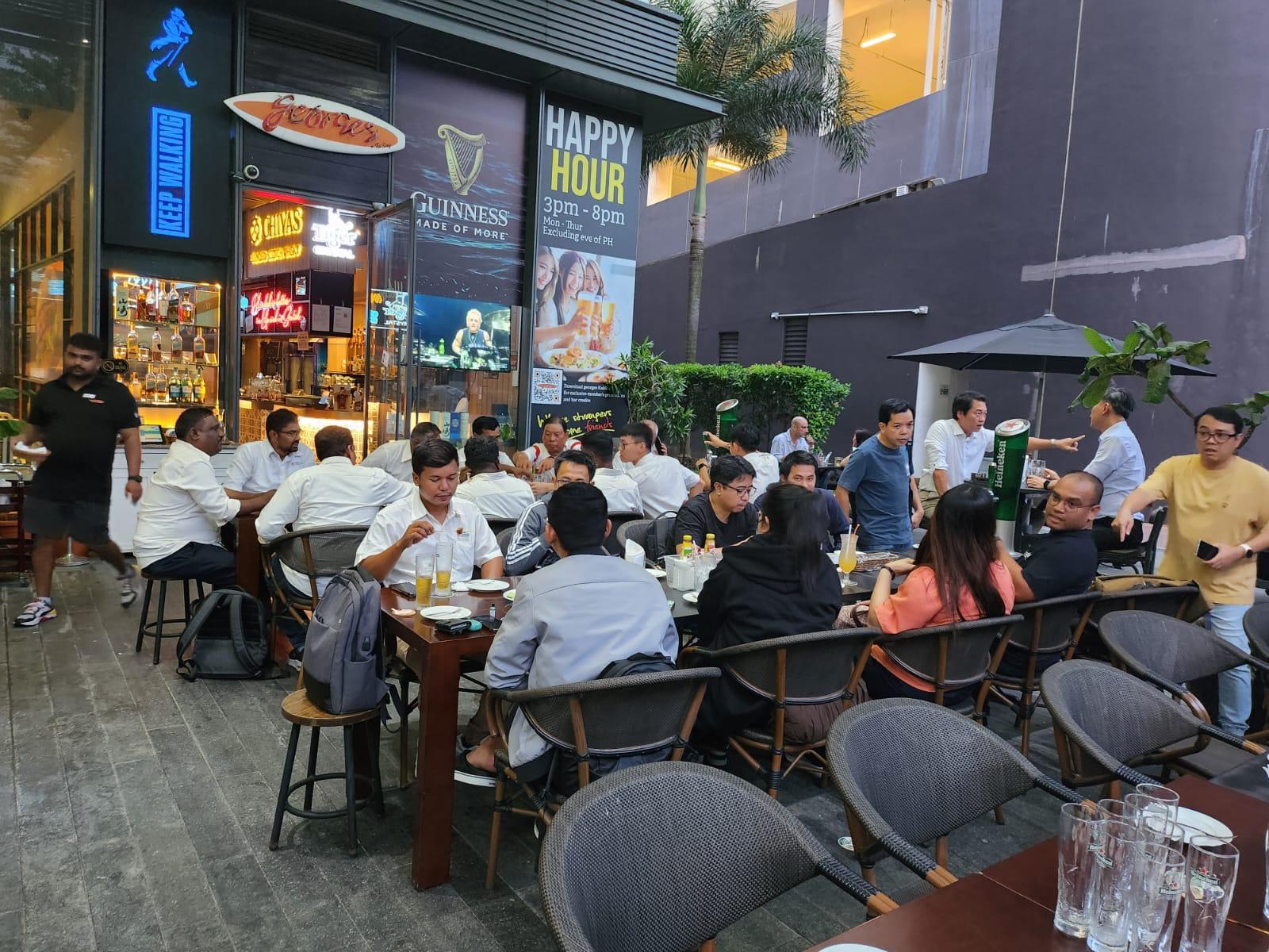 company dinner restaurants