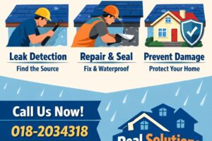 Roof leakage repair