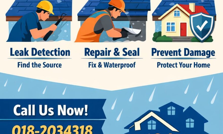 Roof leakage repair
