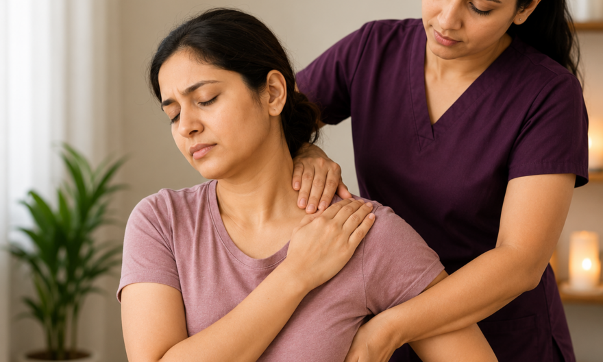 frozen shoulders massage