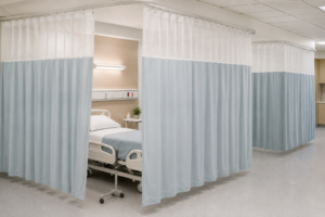 hospital curtains and tracks