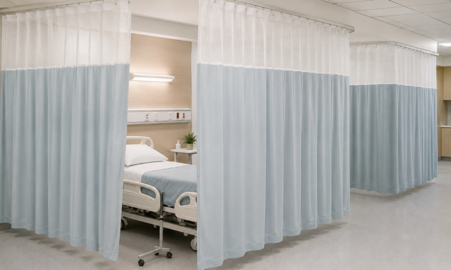 hospital curtains and tracks