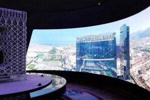 curved LED screen