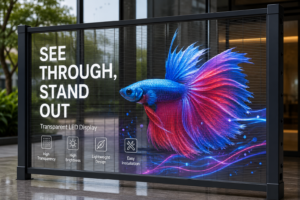 transparent led glass