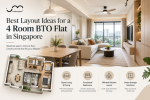 Layout Ideas for a 4 Room BTO Flat in Singapore