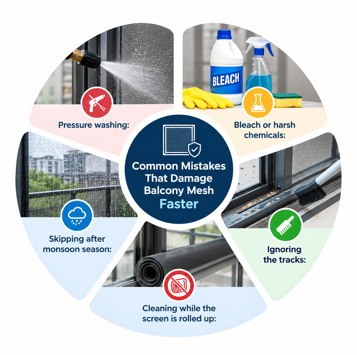 Mistakes That Damage Balcony Mesh Faster