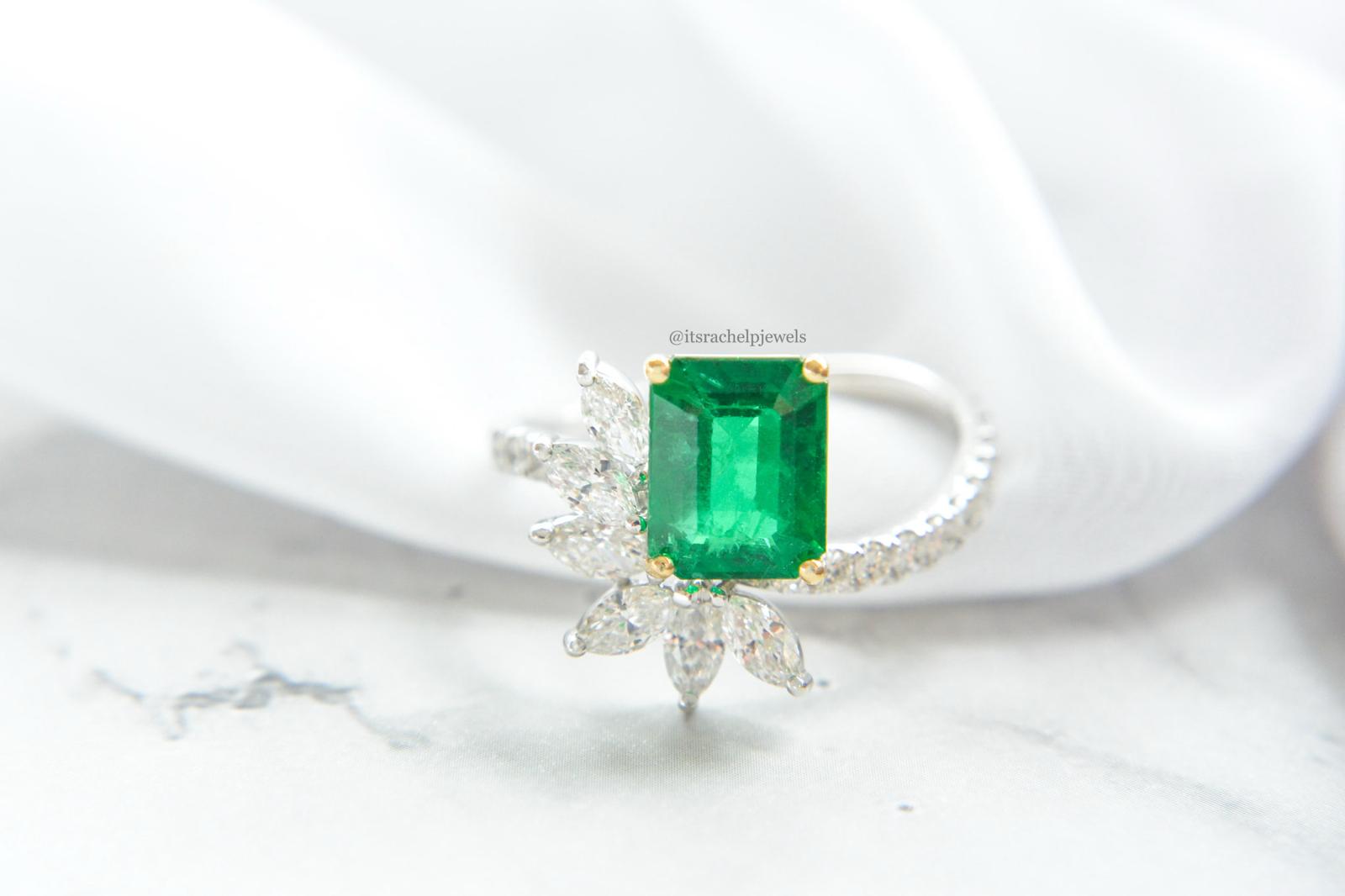 Emerald Engagement Rings in Singapore