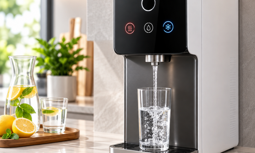 hot and cold water dispenser for office use